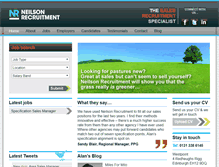 Tablet Screenshot of neilsonrecruitment.com